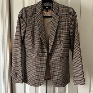 H&M houndstooth print blazer, EUC, size 6